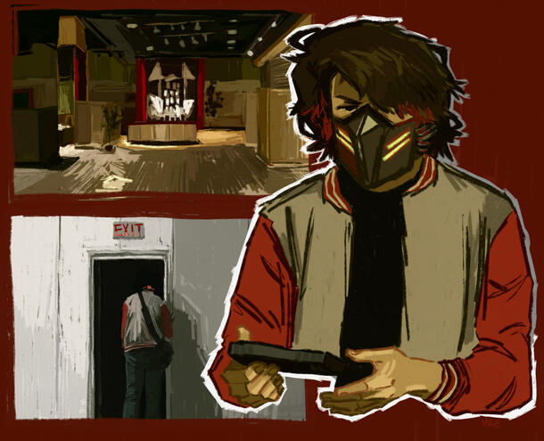 &quot;Hero Brush Tests&quot; 2024. Digital art.